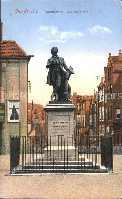 Dordrecht Standbeeld Ary Scheffel