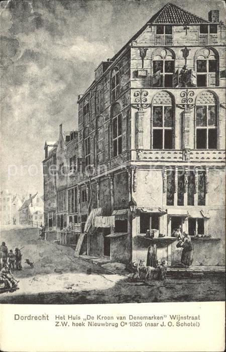 Dordrecht Huis De Kroon Denemarken Wijnstraat