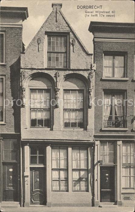 Dordrecht Gevel Wijnstraat