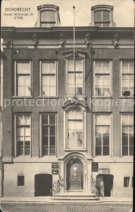 Dordrecht Gevel Wijnstraat