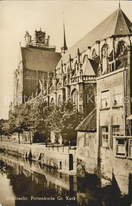 Dordrecht Pottenkade Gr Kerk