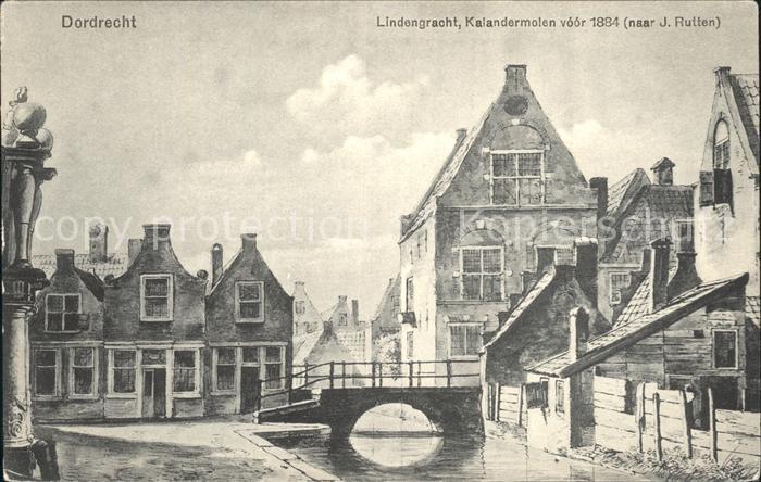 Dordrecht Lindengracht Kalandermolen