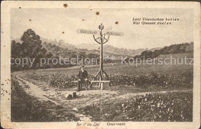 Berg en Dal Grenzpaal Wat Grenzen deelen