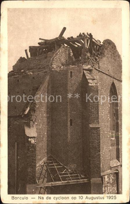 Borculo Na de cycloon op 10 Augustus 1925