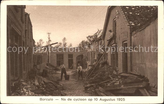 Borculo Na de cycloon op 10 Augustus 1925