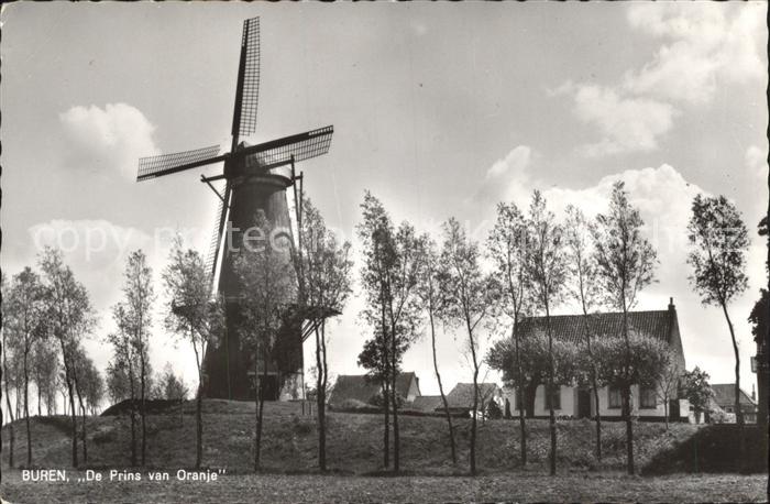 Buren Gelderland De Prins Oranje Molen