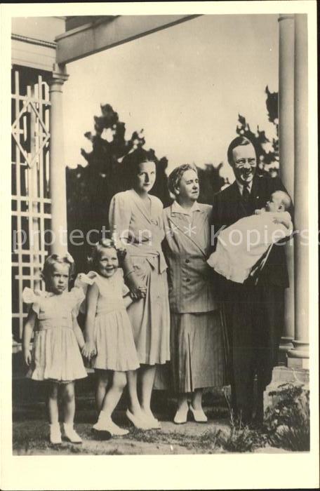 Adel Niederlande Koenigin Juliana Prinz Bernhard Koenigin Wilhelmina Prinzessine