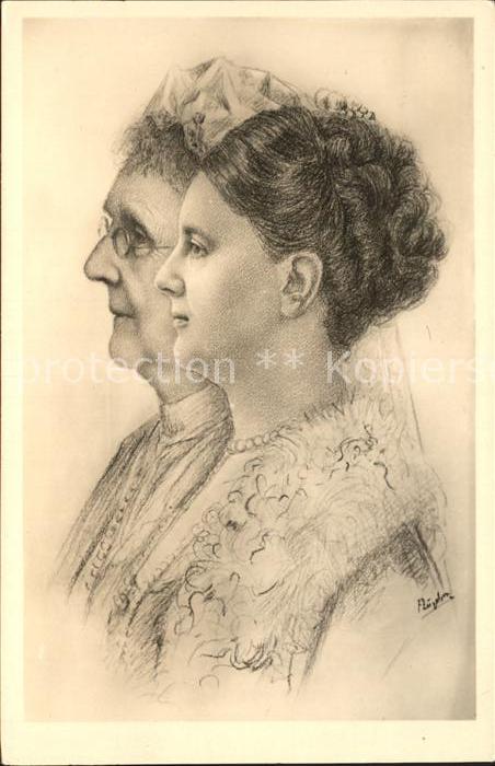 Adel Niederlande Koenigin Emma Prinzessin Wilhelmina