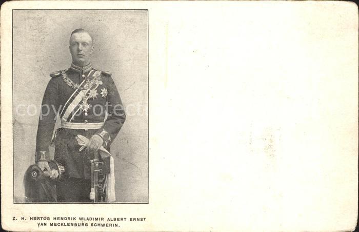 Adel Niederlande Heinrich zu Mecklenburg-Schwerin