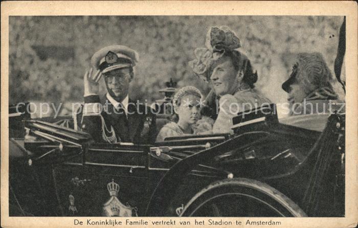 Adel Niederlande Koenigin Juliana Prinz Bernhard