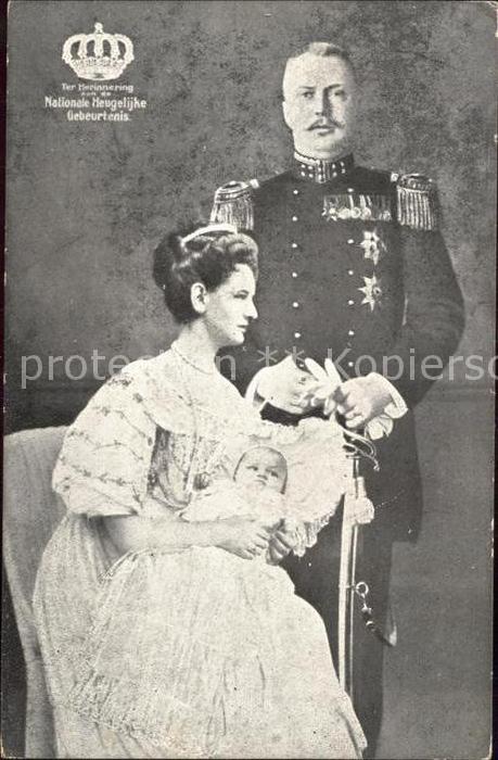 Adel Niederlande Königin Wilhelmina Prinz Hendrik Prinze