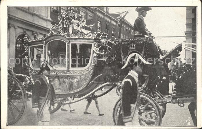 Adel Niederlande Goldene Kutsche Pferdekutsche