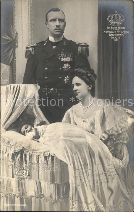 Adel Niederlande Koenigin Wilhelmina Prinz Hendrik Prinzessin Juliana