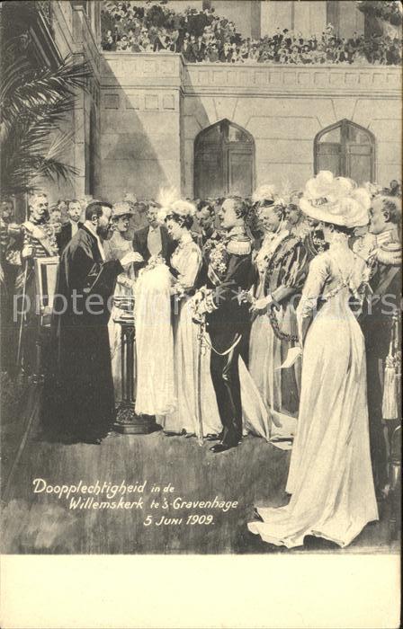 Adel Niederlande Taufe Prinzessin Juliana Willemskerk s Gravenhage