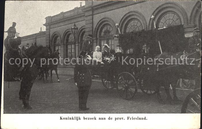 Adel Niederlande Pferdekutsche Koeniglicher Besuch Friesland