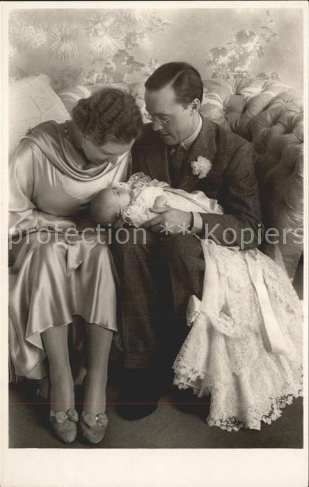 Adel Niederlande Koenigin Juliana Prinz Bernhard Prinzessin