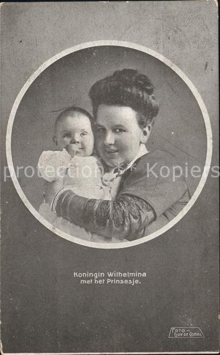 Adel Niederlande Koenigin Wilhelmina Prinzessin Juliana