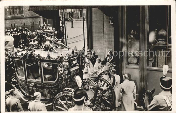Adel Niederlande Prinzessin Juliana Hochzeit Goldene Kutsche