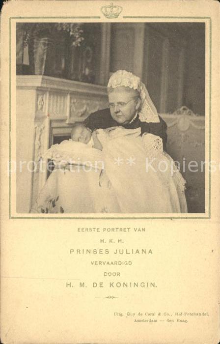 Adel Niederlande Koenigin Mutter Emma Prinzessin Juliana