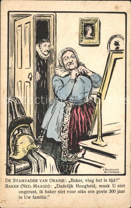 Adel Niederlande Stamvader Willem de Zwijger Magd backen