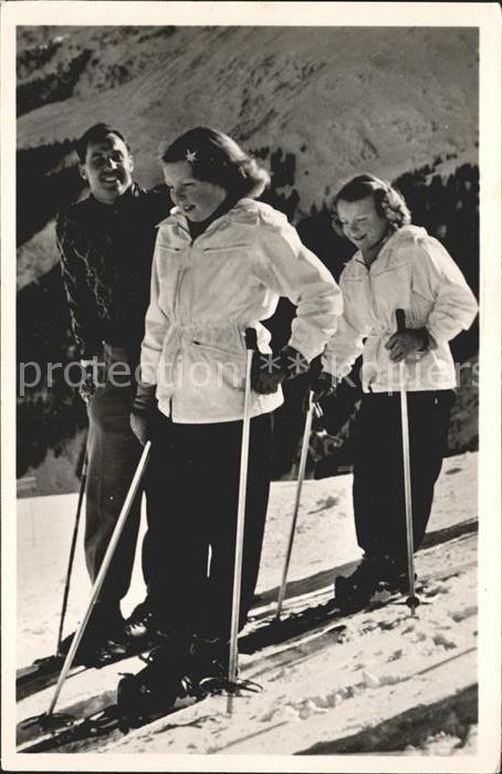 Adel Niederlande Prinzessin Beatrix Prinzessin Irene Sankt Anton Skifahren