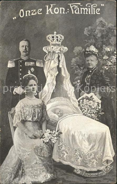 Adel Niederlande Koenigin Wilhelmina Prinz Hendrik Prinzessin Juliana Koenigin-M