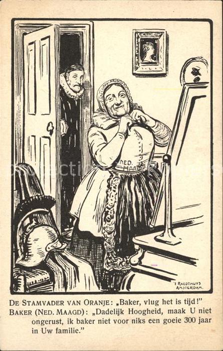 Adel Niederlande Stamvader Willem de Zwijger Magd backen