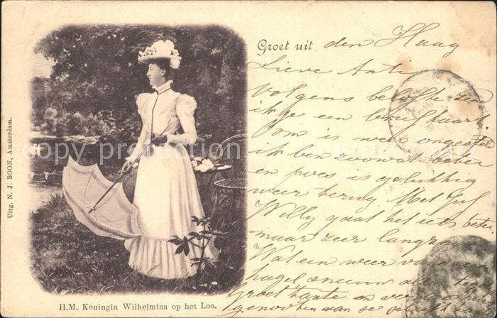 Adel Niederlande Koenigin Wilhelmina