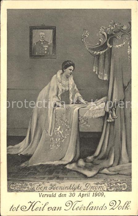 Adel Niederlande Koenigin Wilhelmina Prinzessin Juliana Wiege