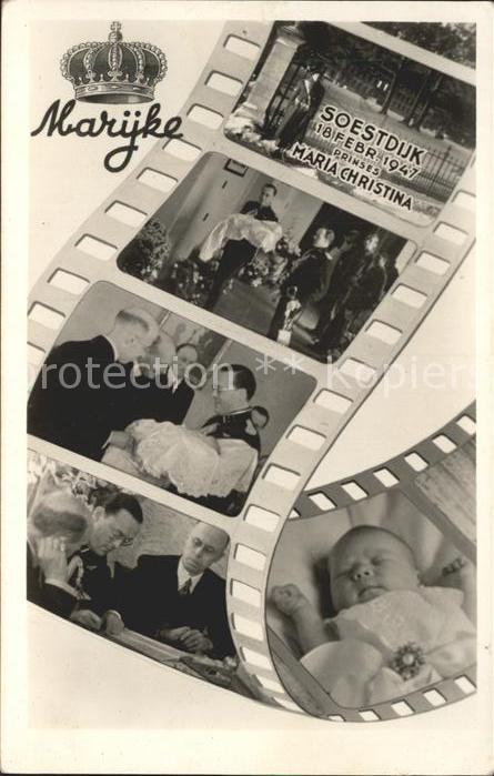 Adel Niederlande Geburt Prinzessin Maria Christina Marijke