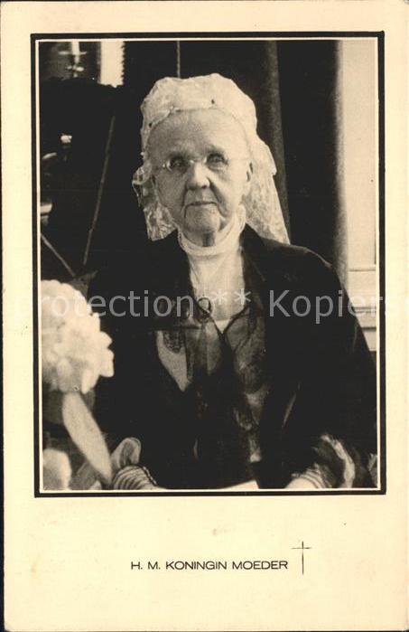 Adel Niederlande Koningin Moeder Emma