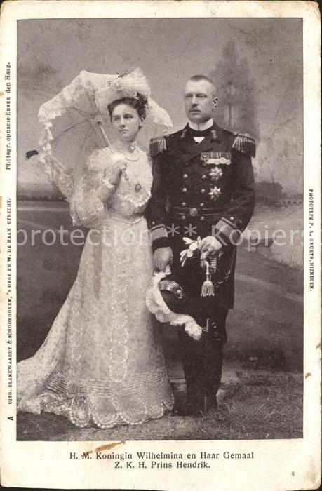 Adel Niederlande Königin Wilhelmina Prinz Hendrik