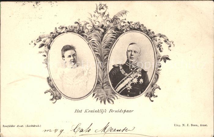 Adel Niederlande Koenigin Wilhelmina Prinz Hendrik