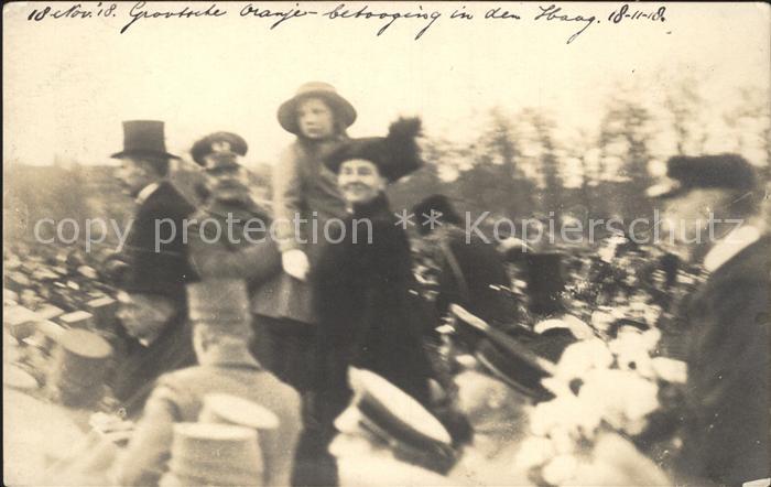 Adel Niederlande Koenigin Wilhelmina Prinz Hendrik Prinzessin Juliana