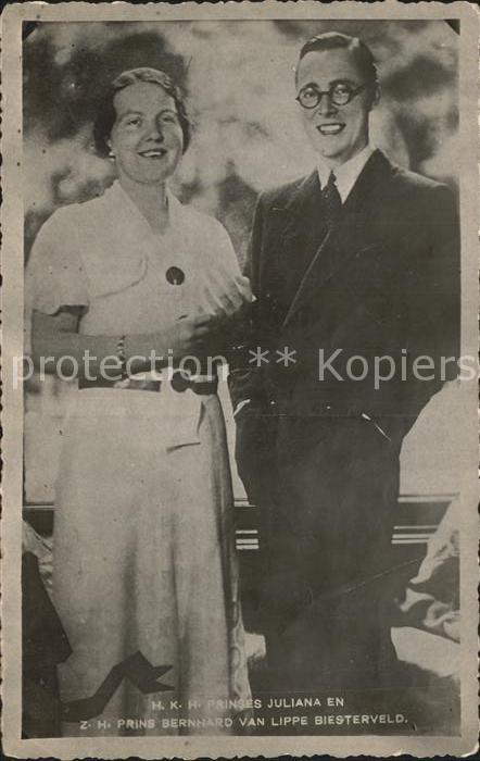 Adel Niederlande Prinzessin Juliana Prinz Bernhard