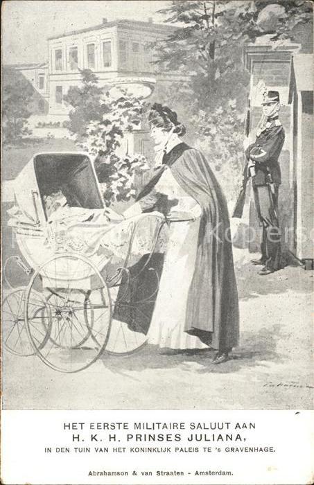Adel Niederlande Prinzessin Juliana Koenigin Wilhelmina Erster Militaerischer Gr