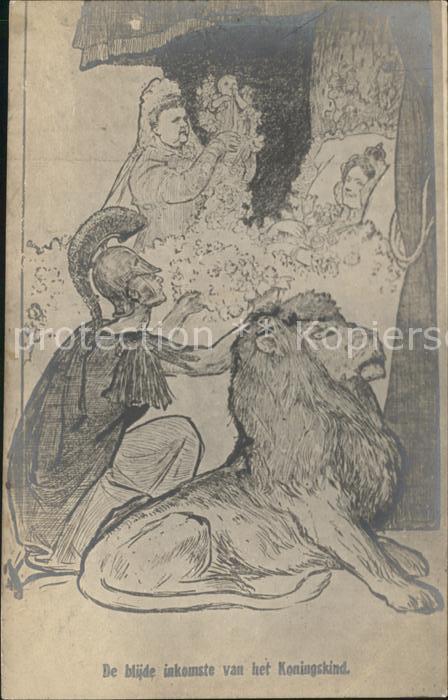 Adel Niederlande Koenigin Wilhelmina Geburt Prinzessin Juliana Koenigin-Mutter E