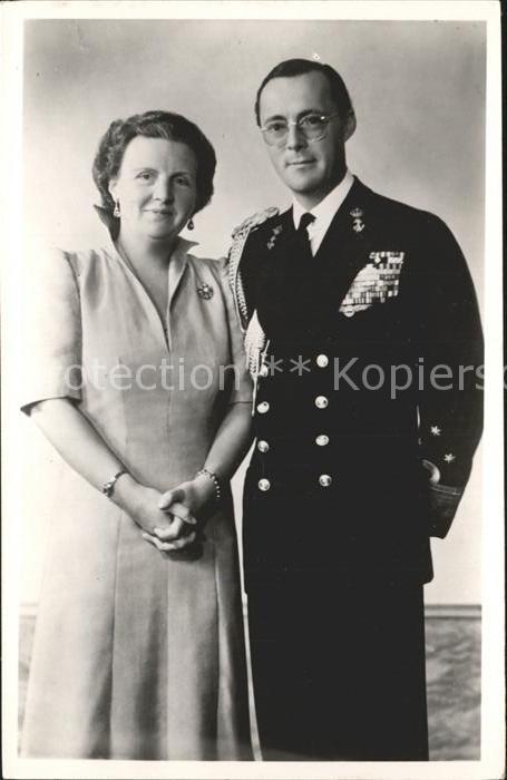 Adel Niederlande Koenigin Juliana Prinz Bernhard