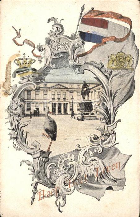 Adel Niederlande Geburt Prinzessin Juliana Storch Fahne