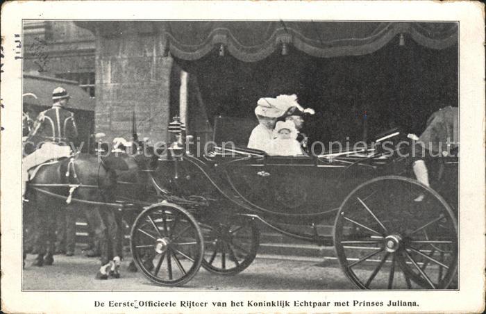 Adel Niederlande Koenigin Wilhelmina Prinz Hendrik Prinzessin Juliana Pferdekuts