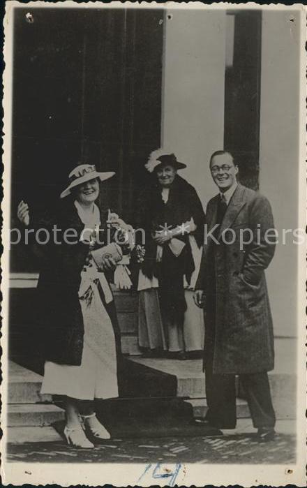 Adel Niederlande Prinzessin Juliana Prinz Bernhard Koenigin Wilhelmina