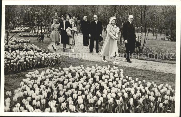 Adel Niederlande Koenigin Juliana Blumenausstellung Keukenhof