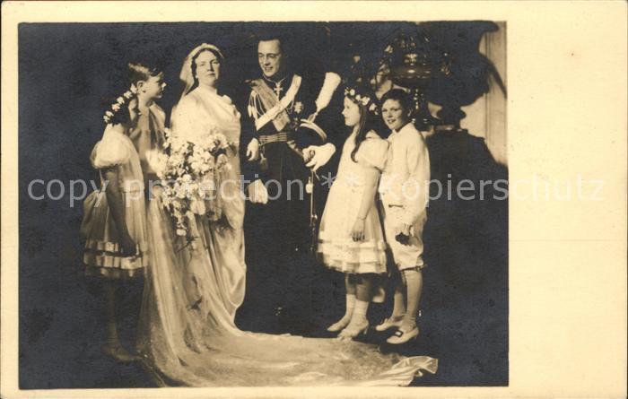 Adel Niederlande Prinzessin Juliana Prinz Bernhard Hochzeit Brautkinder