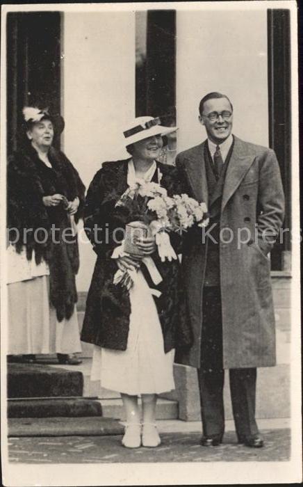 Adel Niederlande Prinzessin Juliana Prinz Bernhard Koenigin Wilhelmina