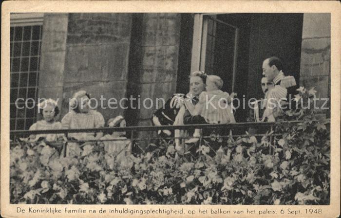 Adel Niederlande Koenigin Juliana Prinz Bernhard Prinzessinen