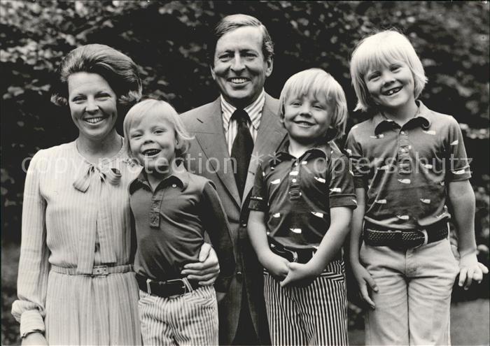 Adel Niederlande Prinzessin Beatrix Prinz Claus Prinzen Willem-Alexander Johan F