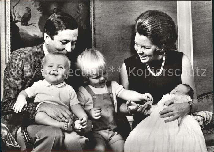 Adel Niederlande Prinzessin Beatrix Prinz Claus Willem-Alexander Johan Friso Con