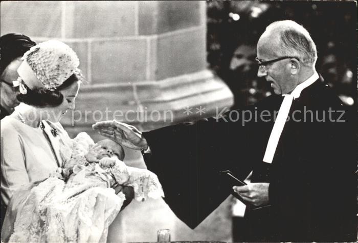 Adel Niederlande Taufe Prinz Willem-Alexander Grote St. Jakobskerk Den Haag