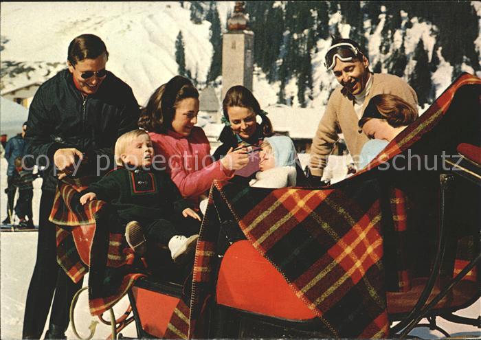 Adel Niederlande Winterurlaub Lech Pferdeschlitten Prinzessin Irene