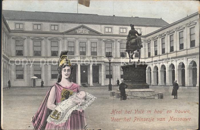 Adel Niederlande Geburt Prinzessin Juliana Koenigliches Palais